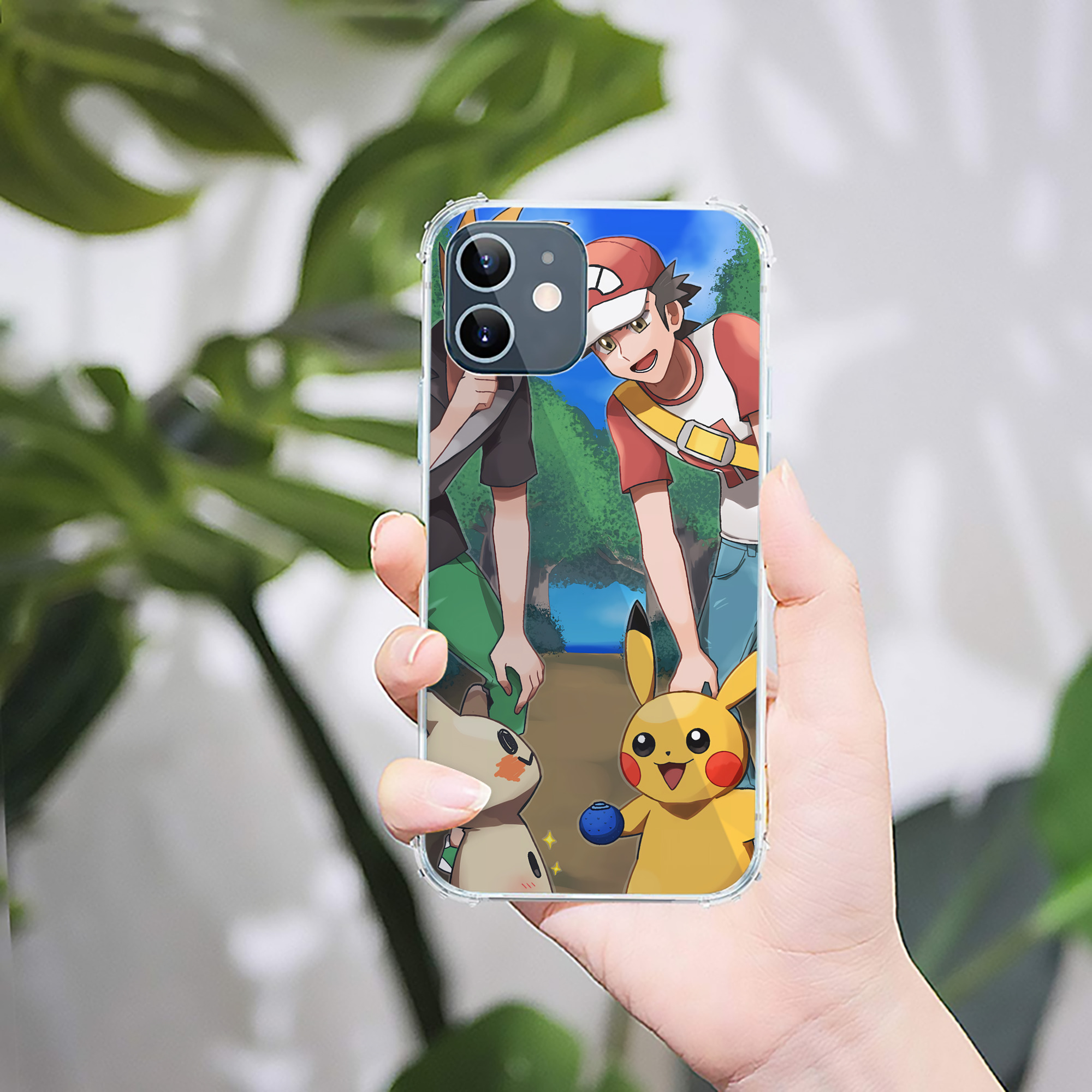 （画像用） ポケットモンスター Pokémon 【iPhone 12シリーズ対応】透明スマホケース（クリアソフトケース）